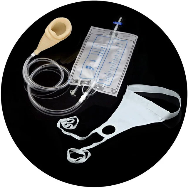 2PC US URINE Leg Bag Collector Pee Catheter Female Wearable Women