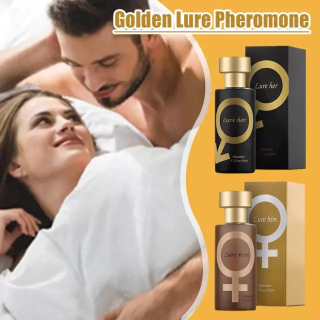 50ML GOLDEN LURE Pheromone Perfume Spray For Women to Attract Her Men £6.86  - PicClick UK