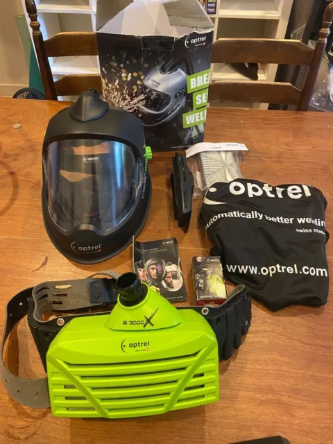 OPEN BOX-Optrel High Efficiency Clearmaxx PAPR E3000X System 18 HR battery