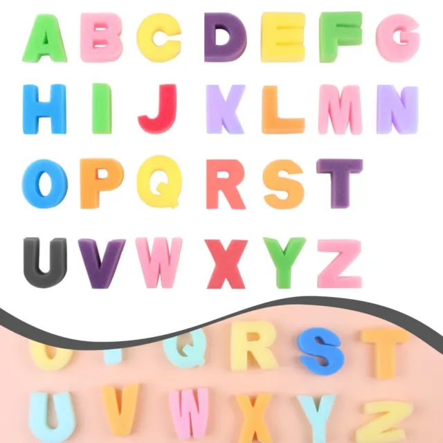 Ensemble de timbres éponge alphabet anglais engageant et coloré pour projets p