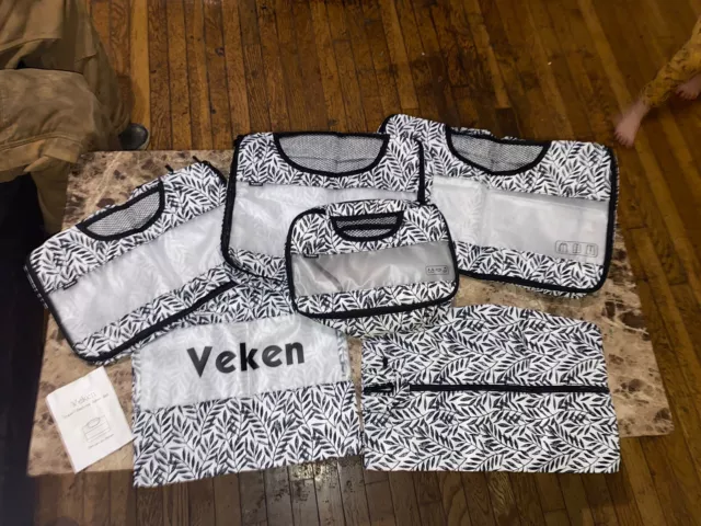 NEW Veken Travel Packing Cubes Set Of 6