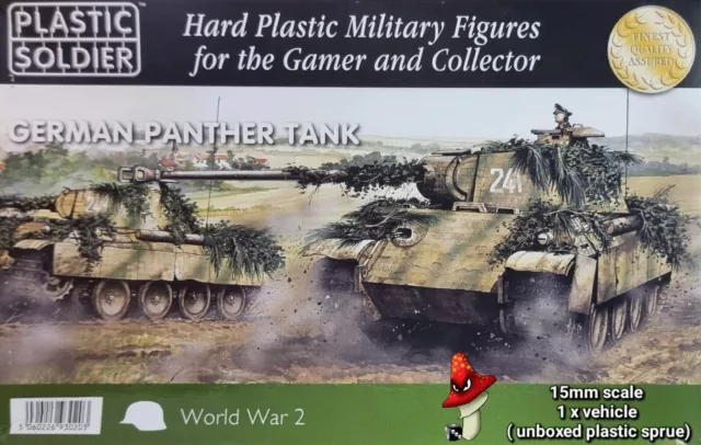 Plastic Soldier Company 15mm German Panther Ausf D, A & G Tank WW2 1 X Sprue