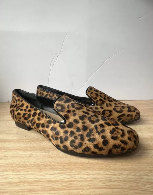 ALFANI OCEANAA STEP N Flex Leopard Cheetah Print Calf Hair Loafers ...