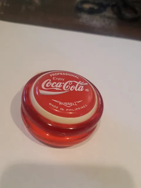 Russell Super Coca Cola Yo-Yo Made in Philippines Mid 90s, String Attached