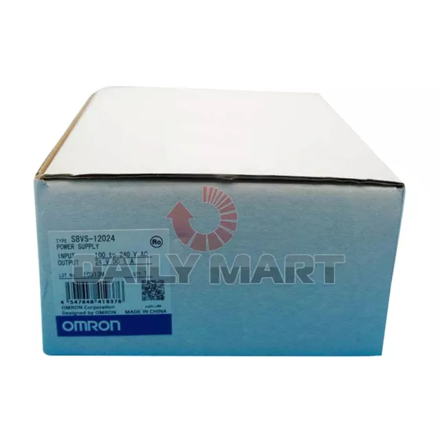 Omron S8Vs-12024 Ac-Dc Converter Power Supply Unit 100-240V 24Vdc 5A Plc New