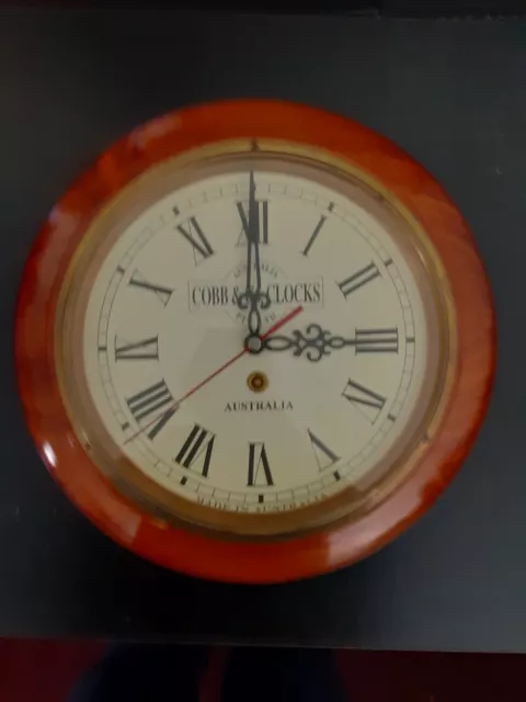Cobb&Co Battery Operated Railway Wall Clock From AUSTRALIA