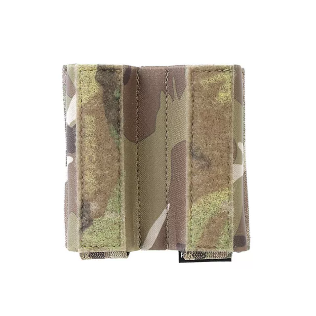 PEW Tactical 9mm Double Mag Pouch Mag Carrier Elastic DOPE Ferro Style Militaire