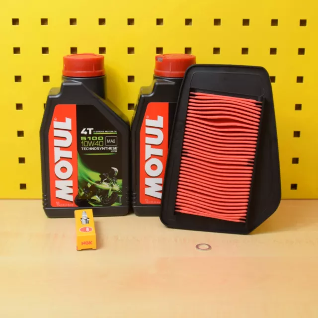 Honda CBR 125 R/RW Set bis 06 Öl Luftfilter Zündkerze Dichtung Motul 5100 10w40