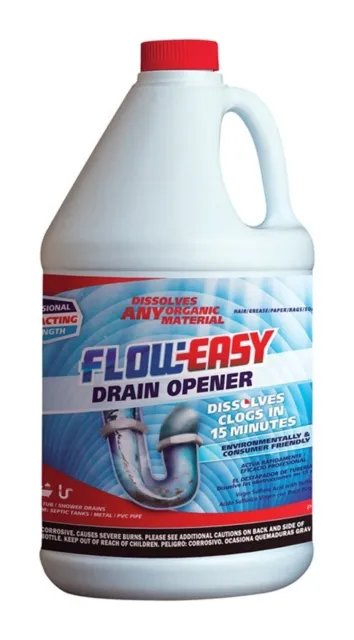 Flow-Easy Liquid Drain Opener 1 gal (4-pack)