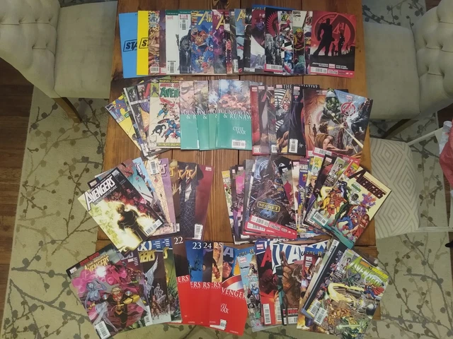 Huge Avengers Comic Lot of 86 First Appearances! Keys Issue! MCU Specs.