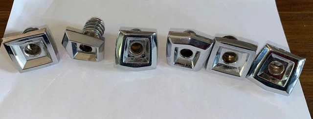VINTAGE DODGE/PLYMOUTH/CHRYSLER HOOD ORNAMENT Base LOT OF 6