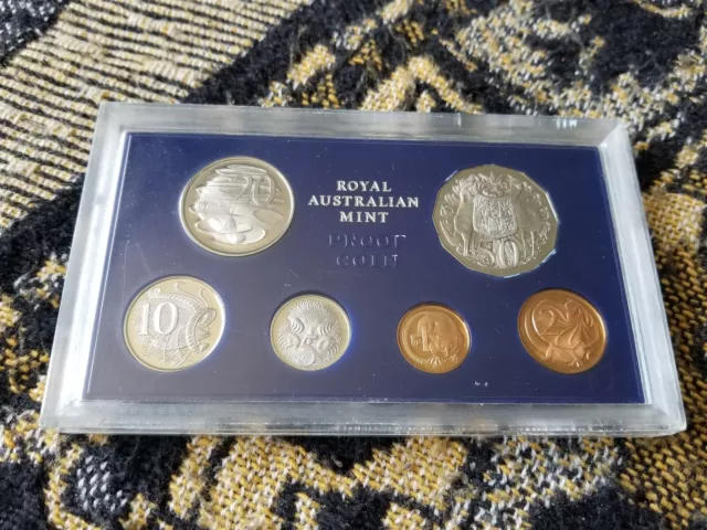 Australia 1971 Proof Set - 6 Coins - 1 Cent to 50 Cents - No Box/Foams/COA