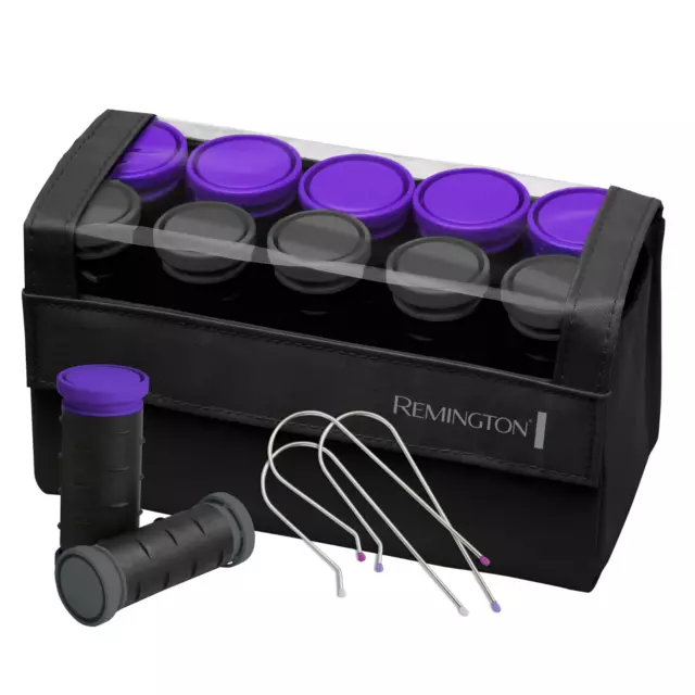 Remington Travel Size Professional 1.25" Compact Ceramic Hot Hair Rollers, 10 Pi Remington Travel Size Professional 1.25" Compact Ceramic Hot Hair Rollers, 10 Pi