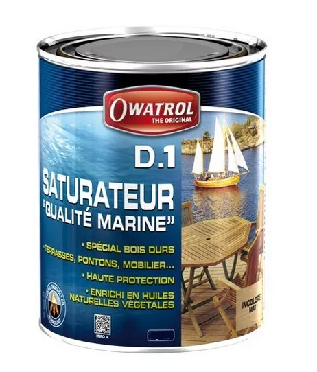 Protection Bois Caillebotis Parquet  Portail 1L Owatrol