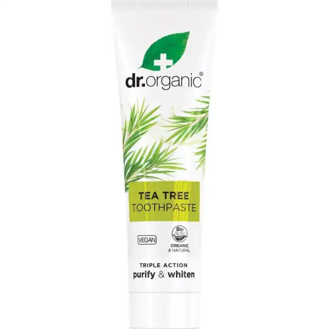 Dr Organic Organic Tea Tree Toothpaste (Whitening) 100ml