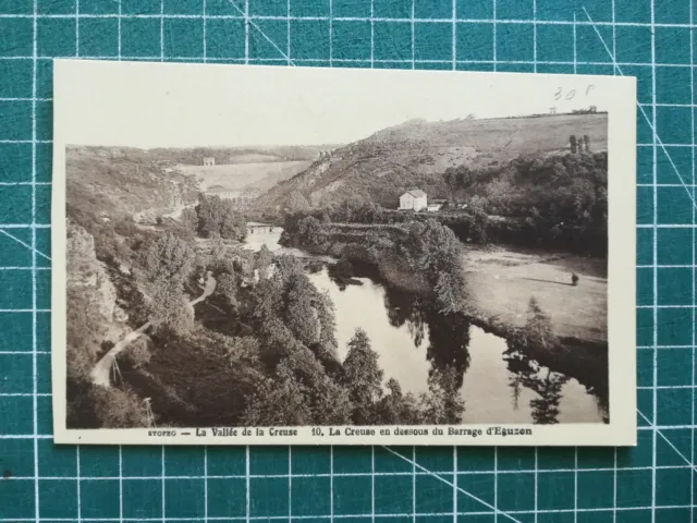 Xf115 CPA Circa 1920 Valley Of Hollow - River under / Below The Dam D'Éguzan