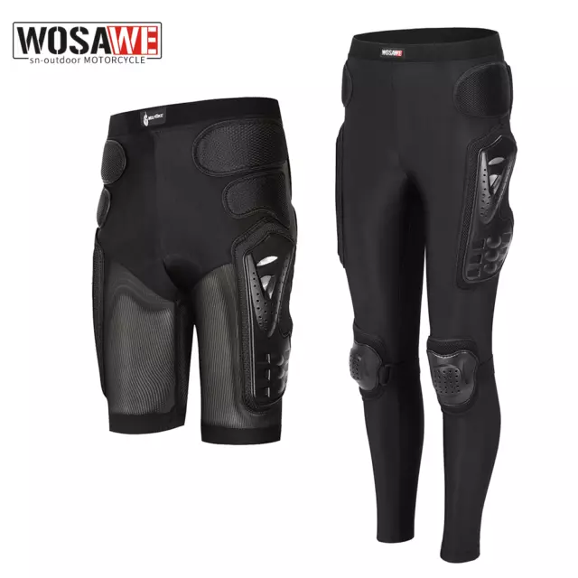 WOSAWE Motorcycle Protection Trousers Motocross Off Road Armor Pants Protector