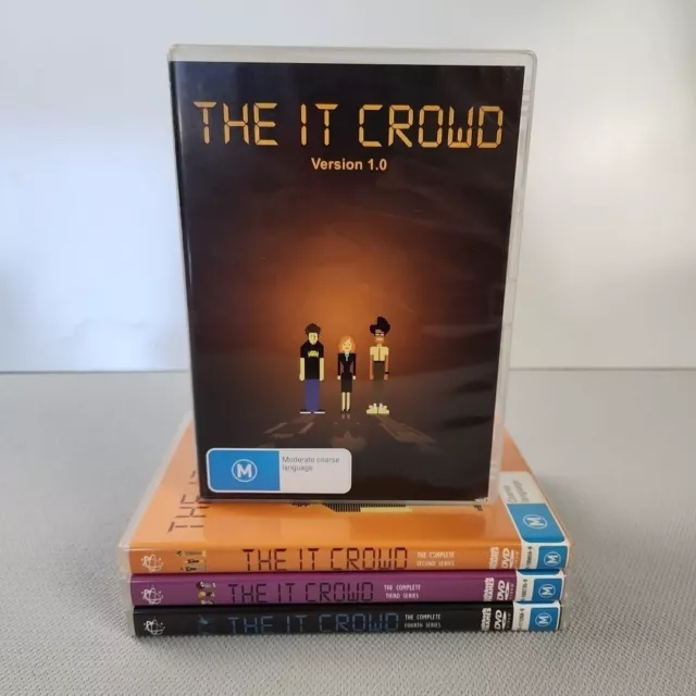 The IT Crowd 4x DVD Bundle Season 1-4 Complete Series Region 4 Comedy UK TV