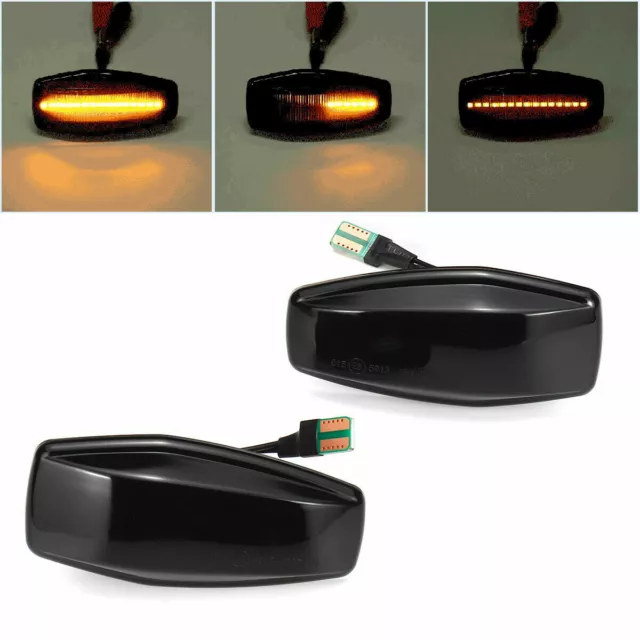 2x LED Dynamic Side Repeater Indicator Light For HYUNDAI i10 Getz Matrix KIA Rio 3