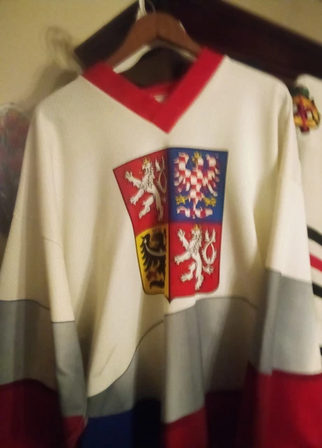 Martin Straka Pittsburgh Penguins Czech Republic Olympics SGA Jersey Youth Large