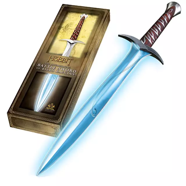 LORD OF THE RINGS STING 27" ILLUMINATING BATTLE SWORD - Minor Damaged Box