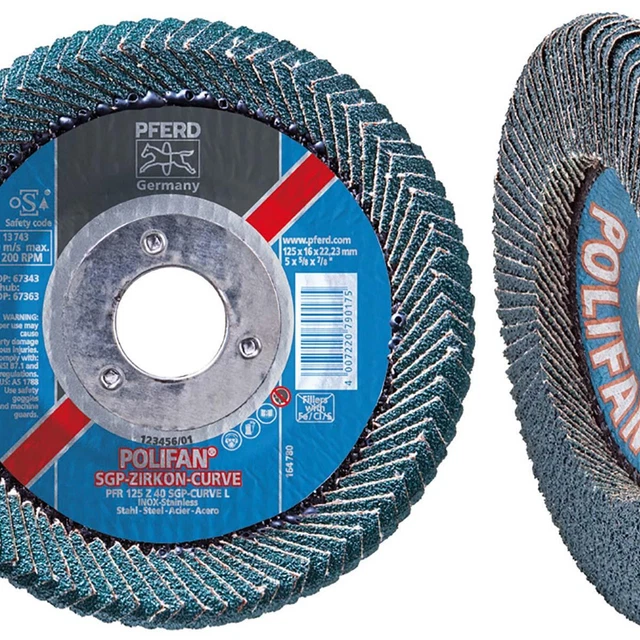 PFAN CURVE 4-1/2X5/8-11 Z 40 LARGE Pferd Inc PFERD 67359 097758673594