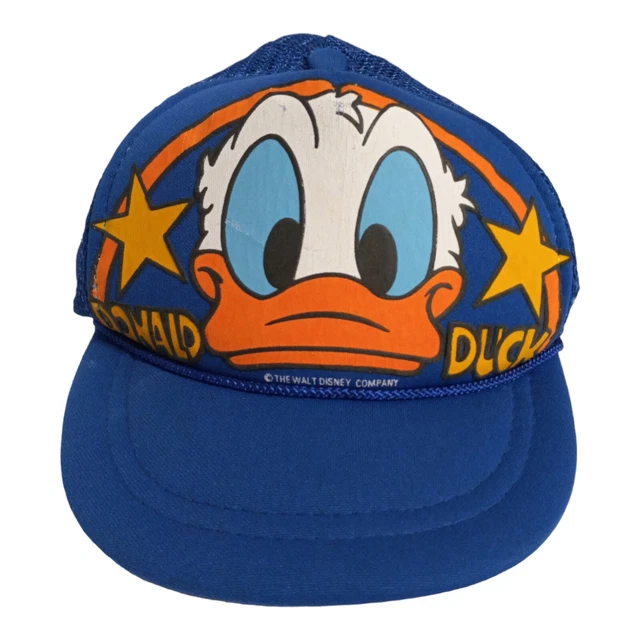 Vintage Walt Disney Donald Duck Cap Hat/ Mesh-trucker style VBH Just 4 Kids