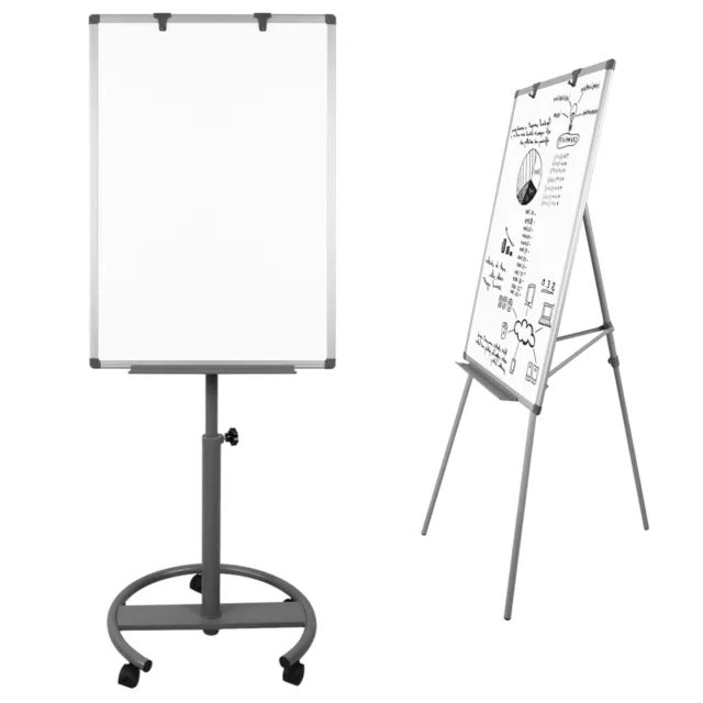 Flipchart Magnettafel Whiteboard Moderationstafel Moderationswand & 12 Magnete