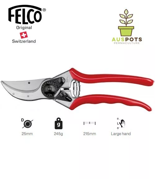 Felco 2 One-hand Pruning Shear / Secateurs EXPRESS POSTAGE- Swiss Made