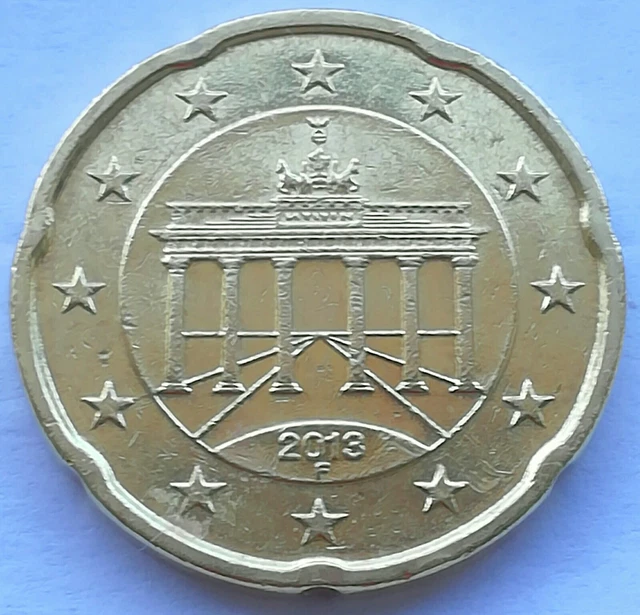 GERMANIA 20 cent 2013 zecca F Stoccarda