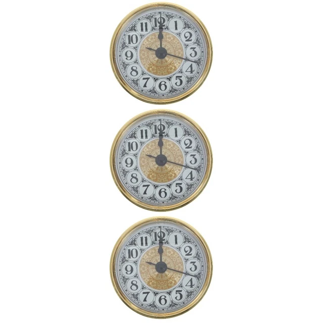 Mécanismes Horloge à Piles - Lot De 7 Avec Aiguilles - Mouvement Silencieux Quartz - Arbre Long/court