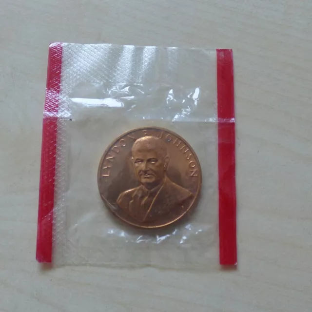 Lyndon B. Johnson President of The United States of America Commemorative Medal