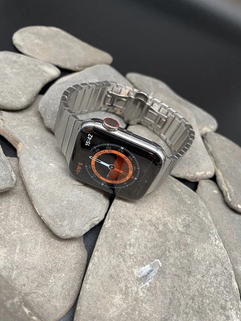 Apple Watch Series 6 GPS Cellular 44mm;Diebstahlschutz;Edelstahl fast wie neu !