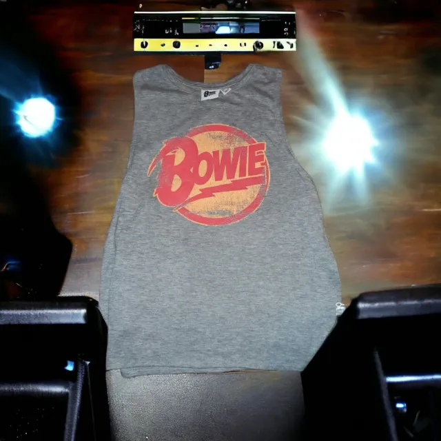 David Bowie Official T-shirt Sans Manche Femme Taille 44