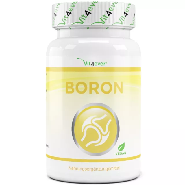 Bor - 365 Tabletten mit 3 mg - Hochdosiert - vegan - Boron - Spurenelement