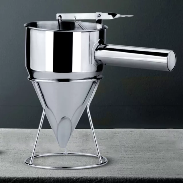 Funnel Dispenser Stainless Steel Pancake Cupcake Waffle Batter Maker Baking Tool