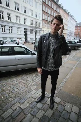 Jacket Cuir Homme Zara Blouson Noir Simili Cuir Homme Zara Taille