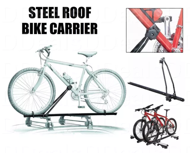 Bike Car Roof Rack Carrier Holder Steel Mount For BMW 3 Series Estate