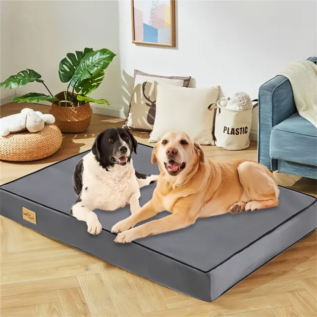 Large Orthopedic Dog Bed Portable Cushion Mattress w/Removable Cover Waterproof