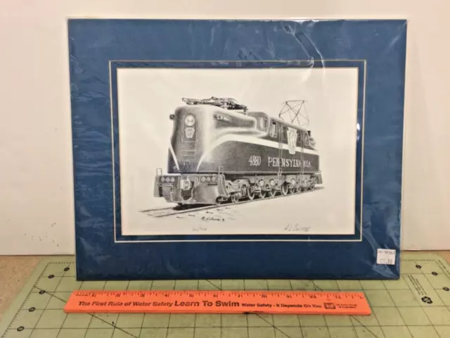 H.L. Scott III 4880 Pennsylvania railroad train print 26/750