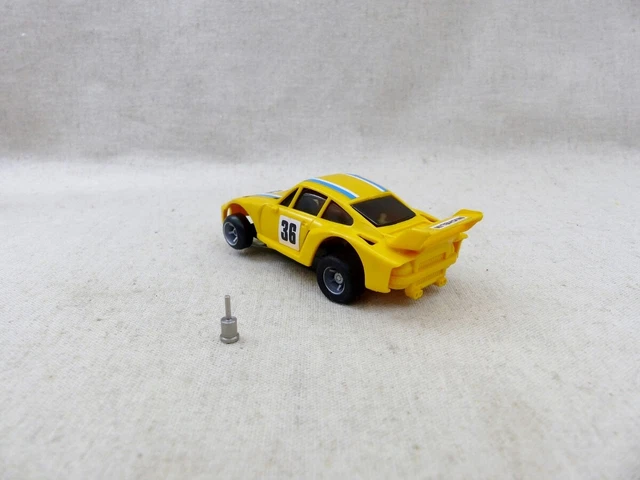 TCR Porsche Jaune n° 36 Voiture ho slot car new pour circuits Tyco Tomy AFX etc 2