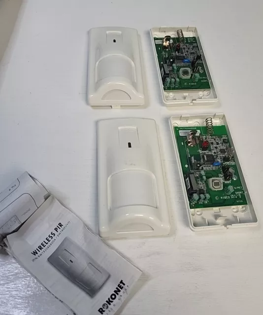 2 X Risco Wireless PIR -  Risco Rokonet Motion Sensor Detector 868MHz ex-display