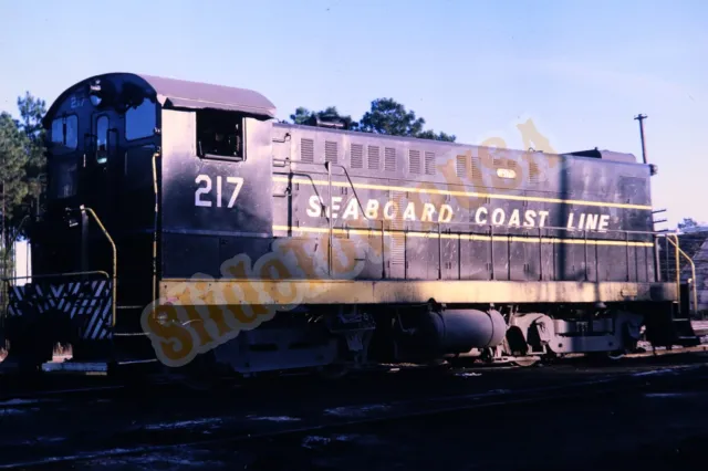 Vtg 1970 Train Slide 217 SCL Seaboard Coast Line Railroad X3M077