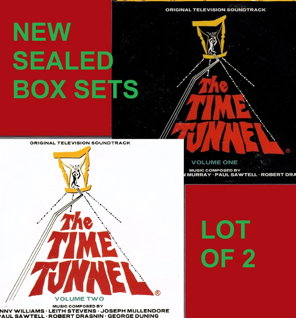 JOHN WILLIAMS THE TIME TUNNEL VOLUMES 1 + 2 Soundtrack Box