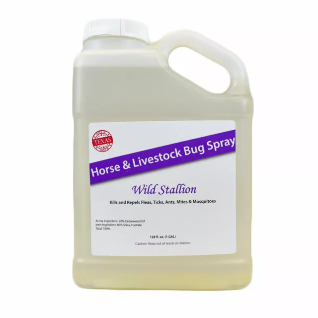 Cedar Oil Spray For Horses - All Natural Fly & Insect Relief Solution - Gallon