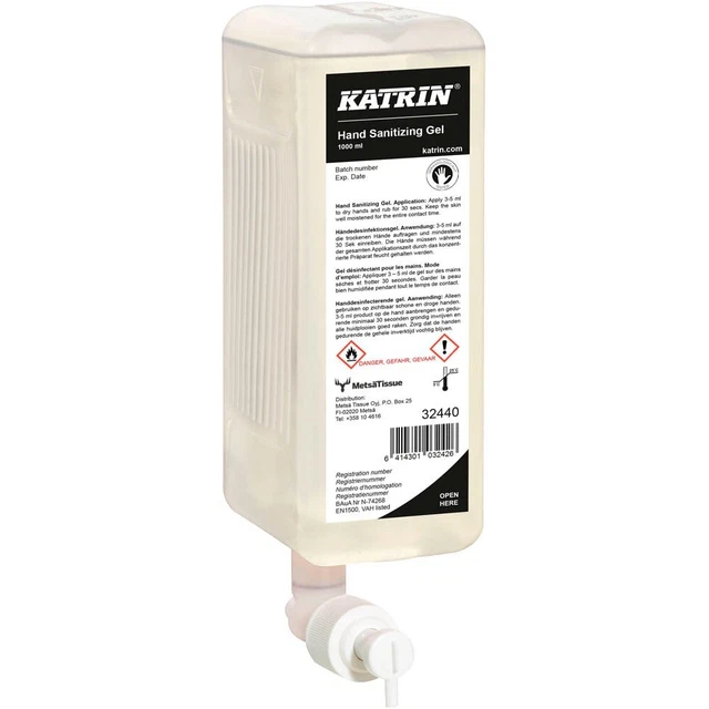 KATRIN Händedesinfektionsgel 1,0 l