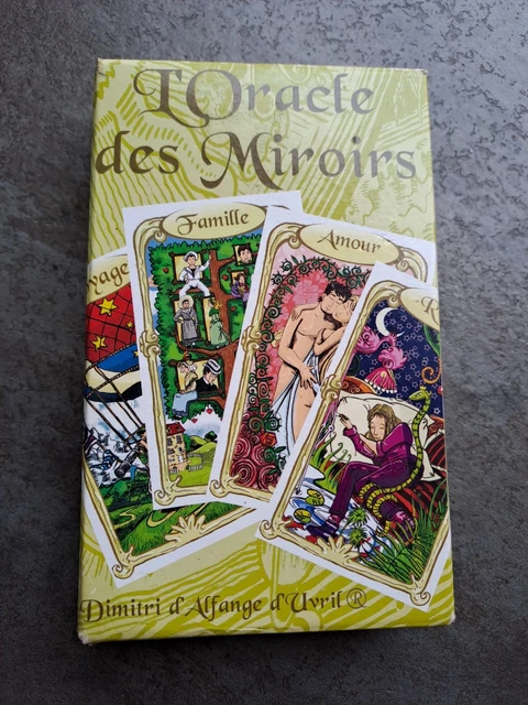 Oracle Des Miroirs – Jeu De Cartes Divinatoire Grimaud, 52 Cartes + Notice, Cartomancie Débutant Et Expert