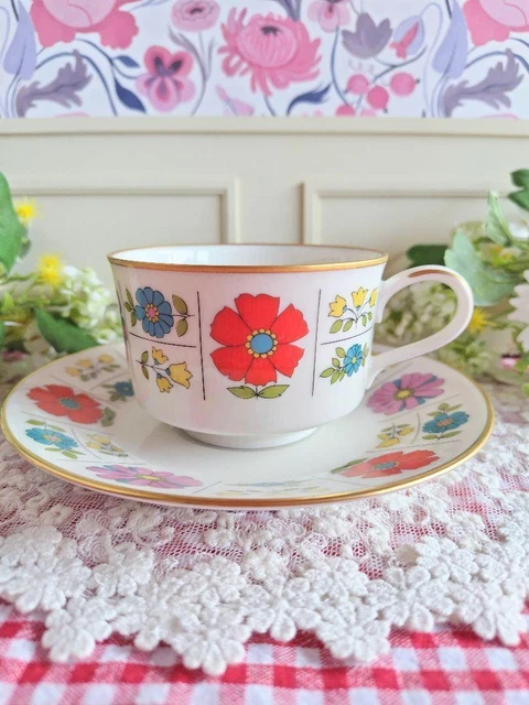 Noritake Ivory China Retro Pop Cup Saucer