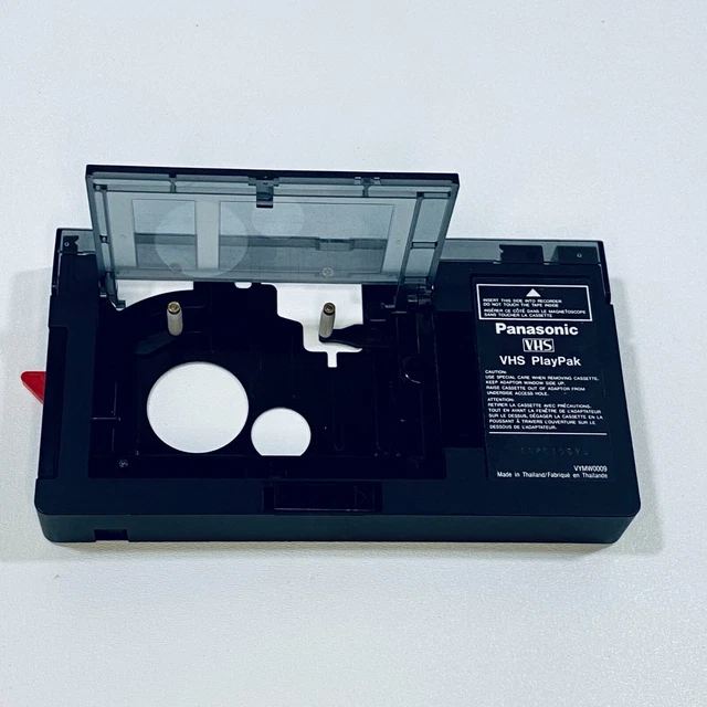 8mm To Vhs Adapter VHS-C To VHS Adapter - Motorized Cassette Converter For Playback & Recording Vhs Camcorder Adapter