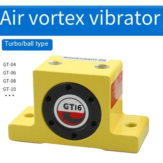 Vibrazioni e filtri efficienti turbina di alluminio vibratore pneumatico GT16